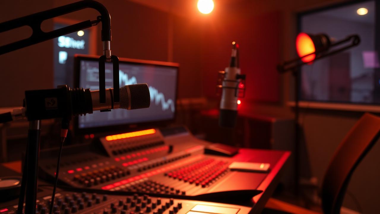 Estúdio da Rádio Polaris